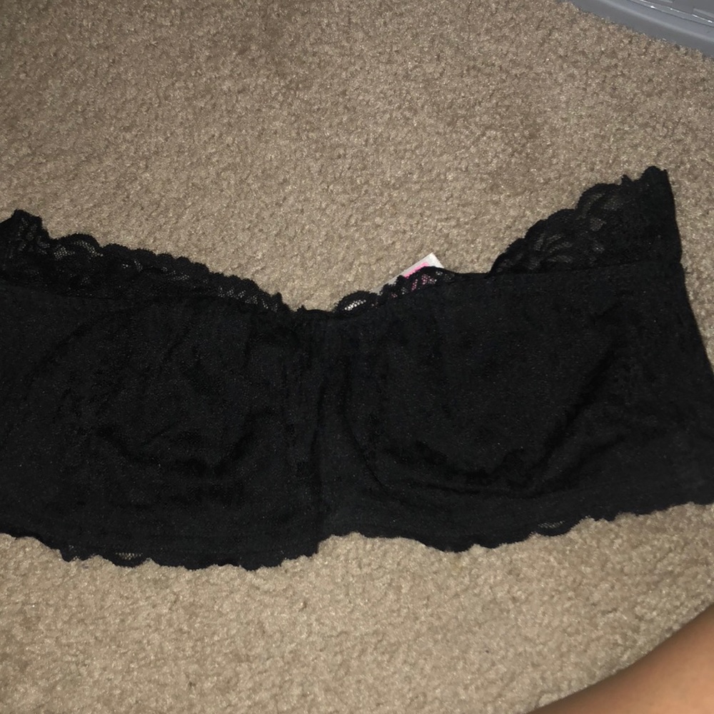Victoria’s Secret Black bandeau , NEW